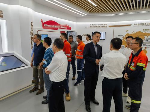 王建华董事长带领万象矿业塞班团队到山东黄金、紫金矿业学习参观