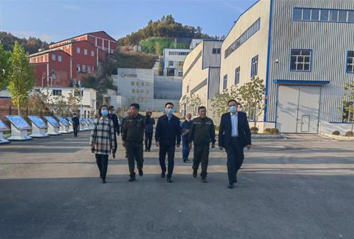 丹东市委常委、副市长陈烨一行到五龙矿业调研指导工作