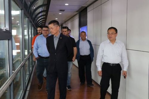 王建华董事长带领万象矿业塞班团队到山东黄金、紫金矿业学习参观
