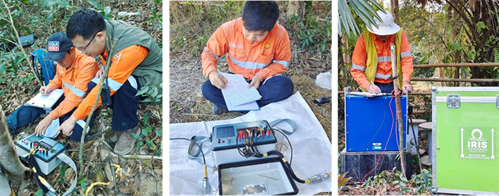 Introduction of high-power IP measuring equipment in Sepon Mine, Laos