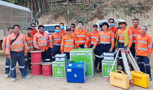 Introduction of high-power IP measuring equipment in Sepon Mine, Laos
