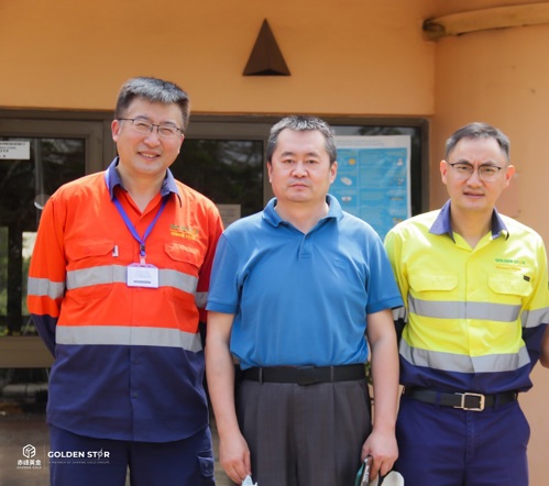 中国驻加纳大使馆经济商务参赞李耀宏先生访问参观金星Wassa瓦萨矿